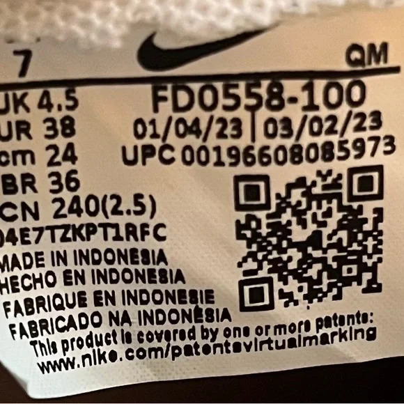 NIKE Women's Court Legacy Lift Platform Casual Sneakers- Size 7-Gently Worn - Picture 6 of 10